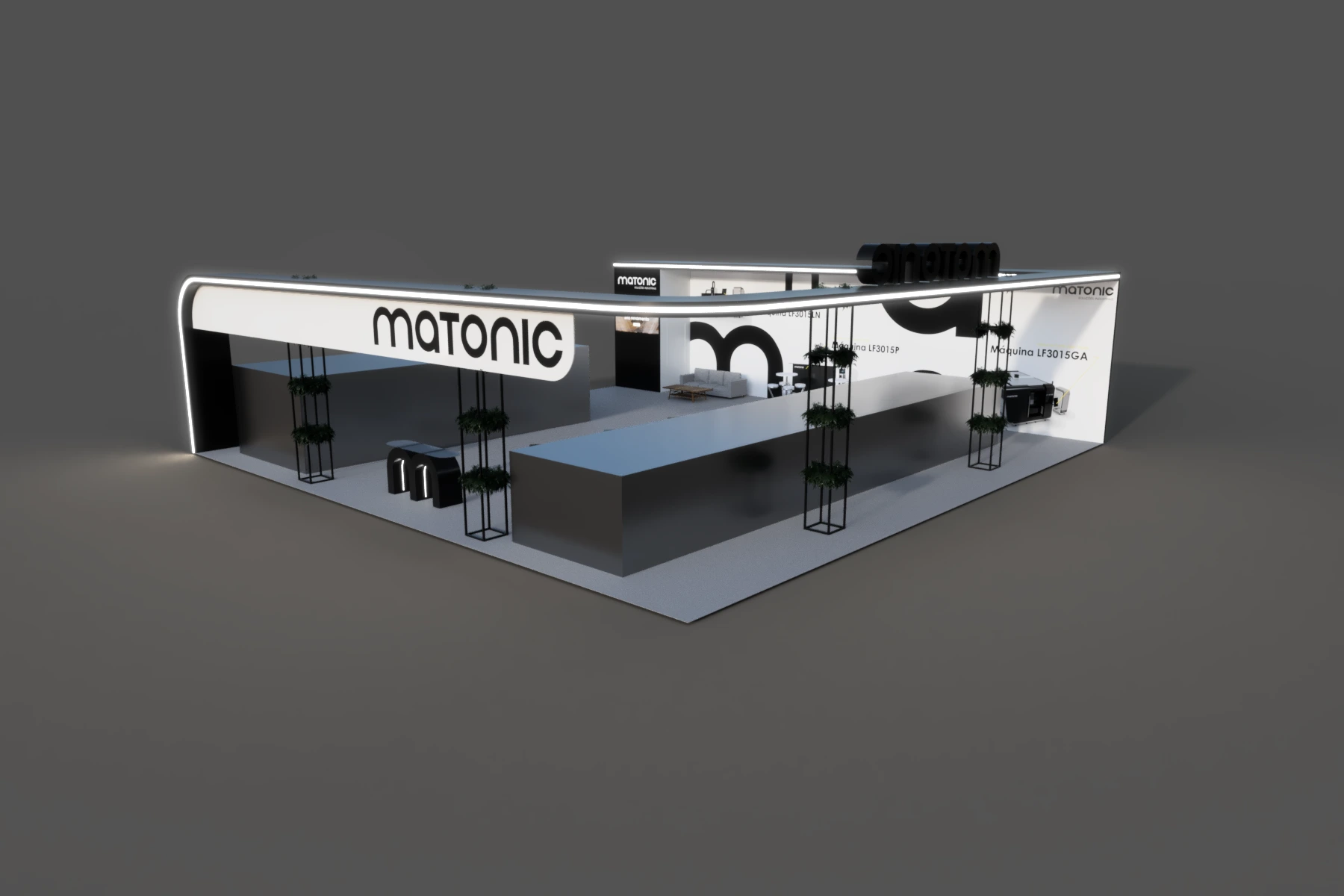 Imagem design 3d da empresa Matonic
