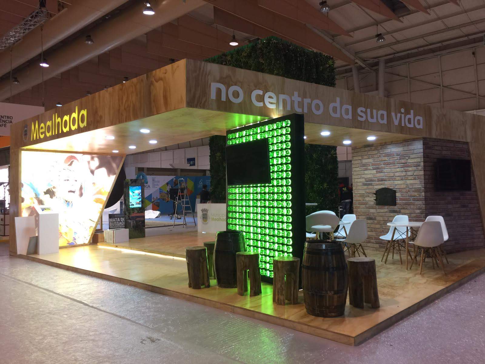Imagem de montagem de stand da empresa Mealhada