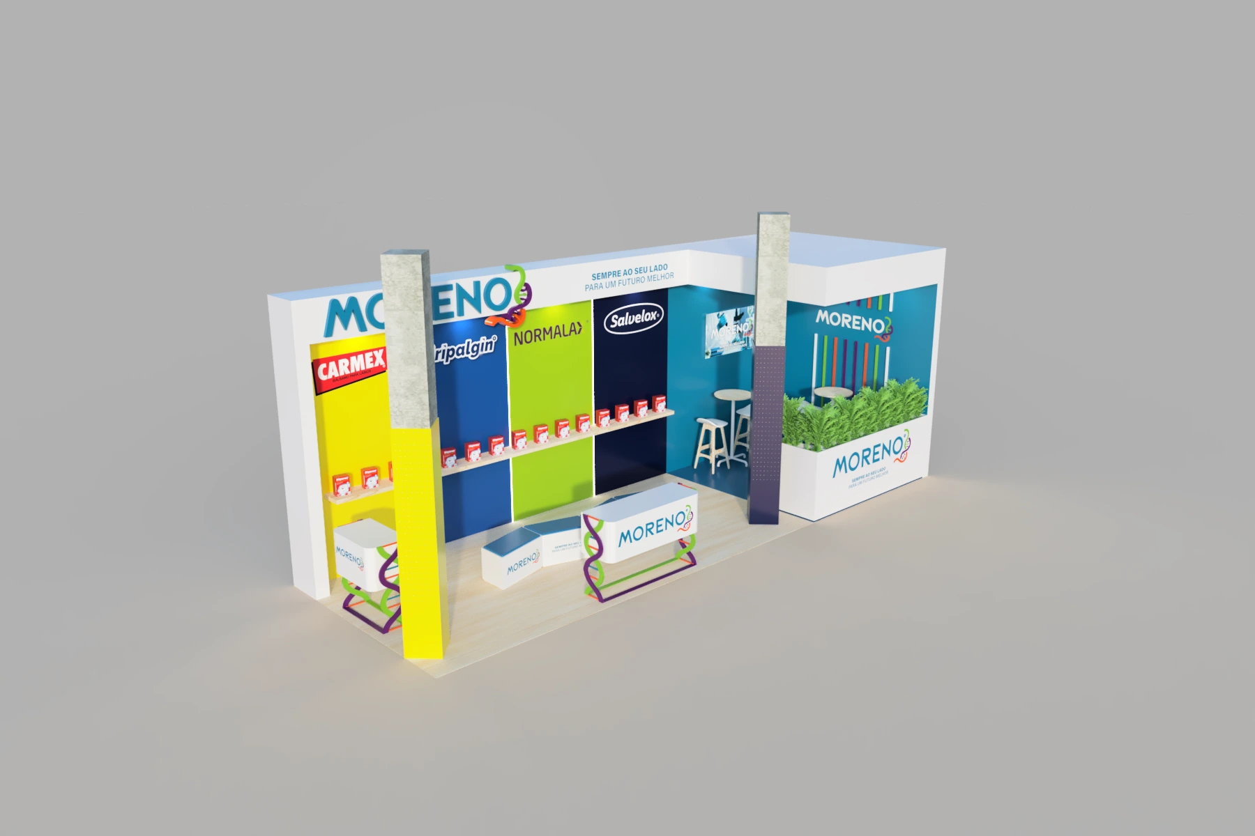 Imagem design 3d da empresa Moreno