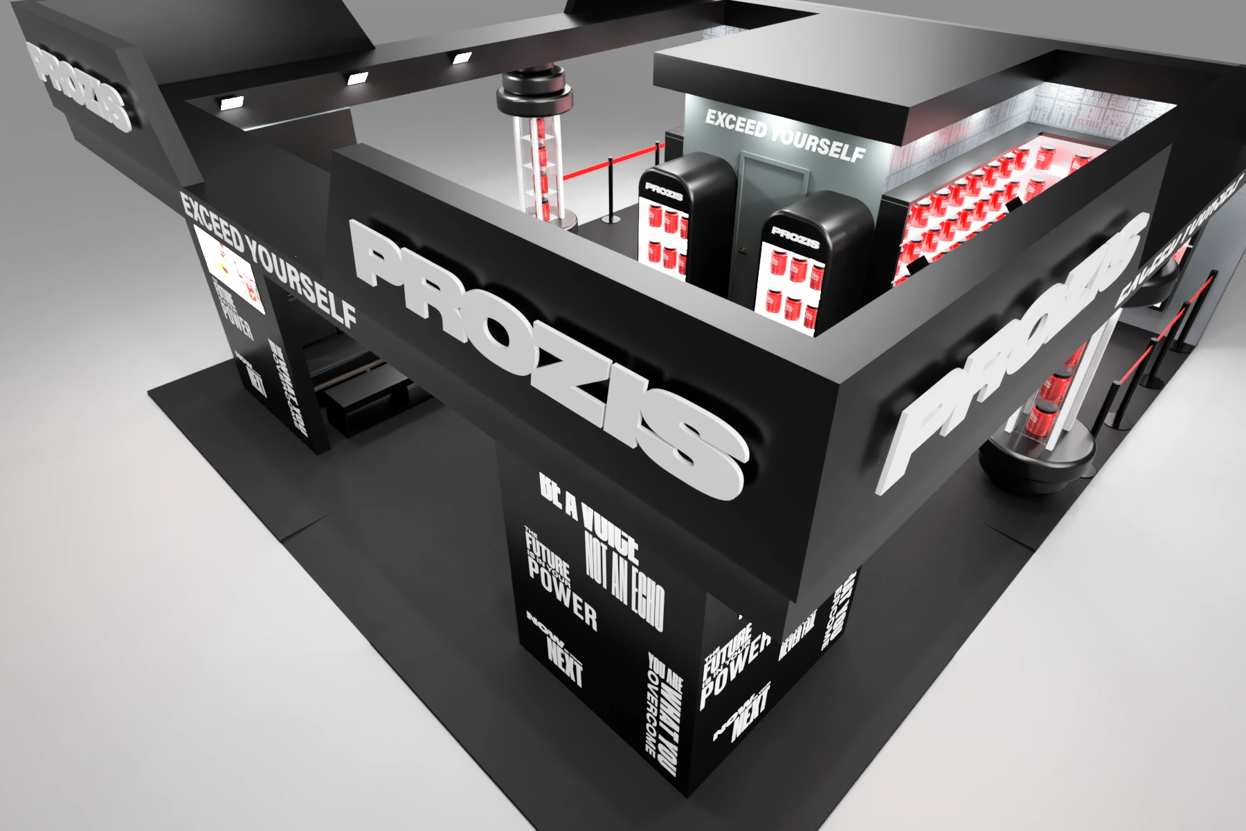 Imagem design 3d da empresa Prozis